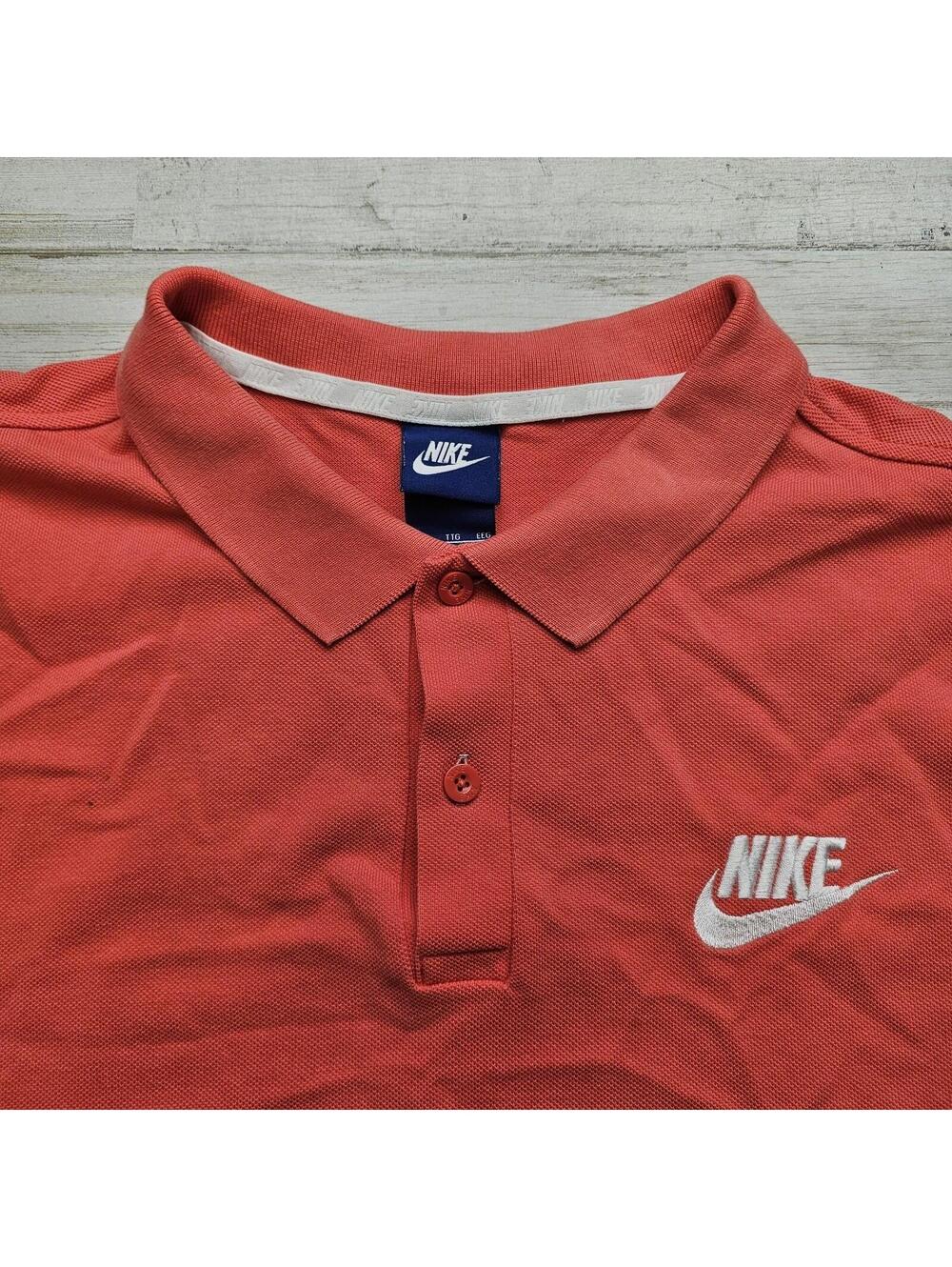 Men's Nike Cotton Standard Fit Polo Shirt XXL - Coral - Golf Casual
